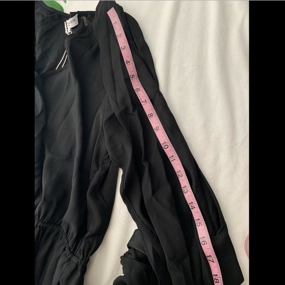 NWT! Kobi Halperin Black Long‎ Sleeve Cold Shoulder Dress [ SZ Small ] - Picture 8 of 8